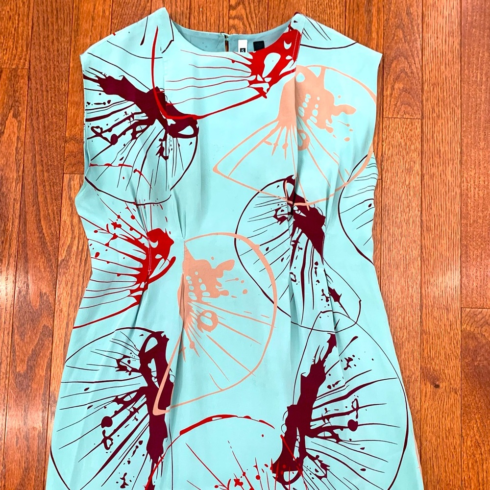 Anthro Sariah Silk Dress
